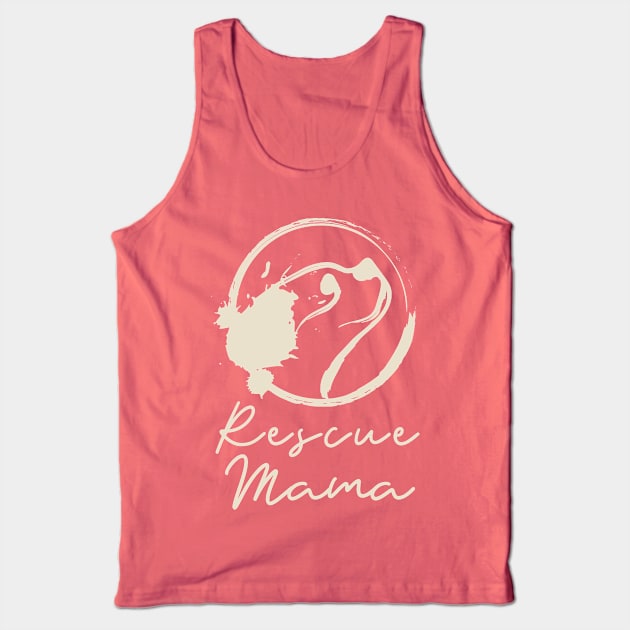 Rescue Mama Tank Top by Puppy Paws Co.